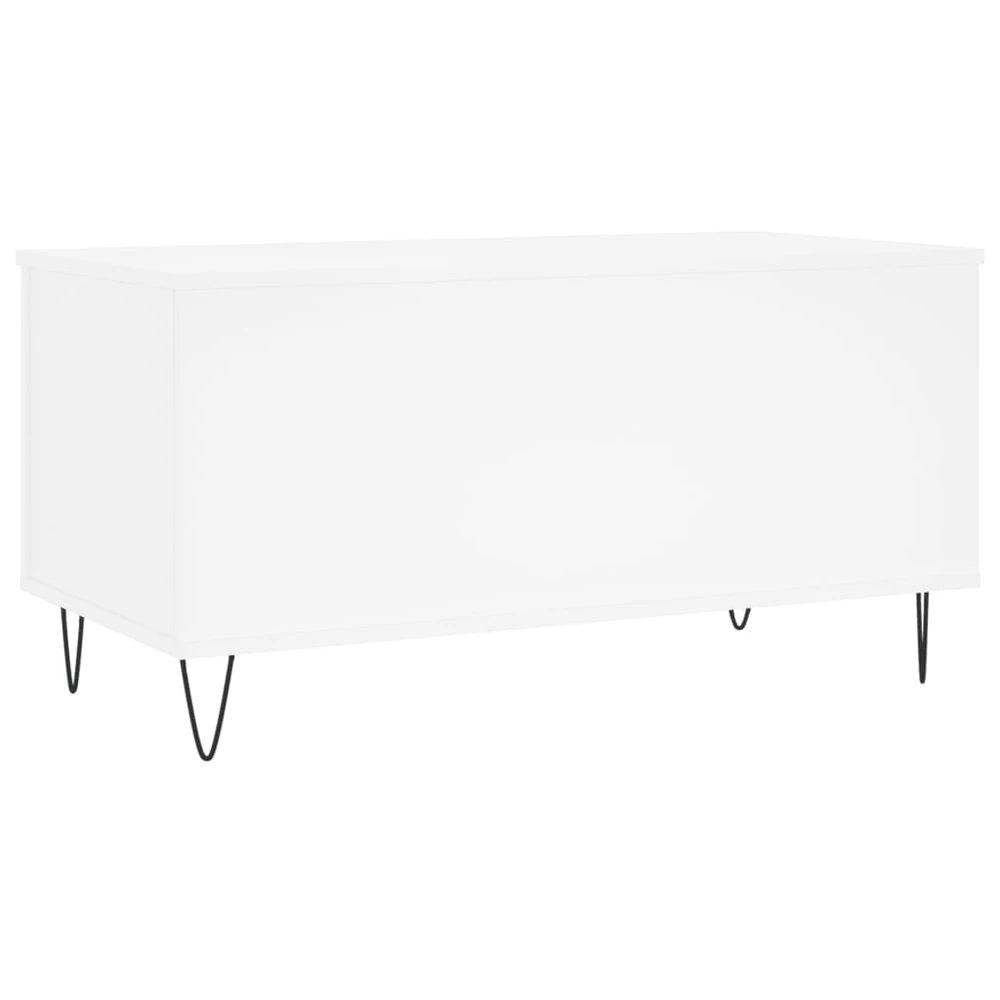 Coffee Table White 90x44.5x45 cm vidaXL Engineered Wood by vidaXL