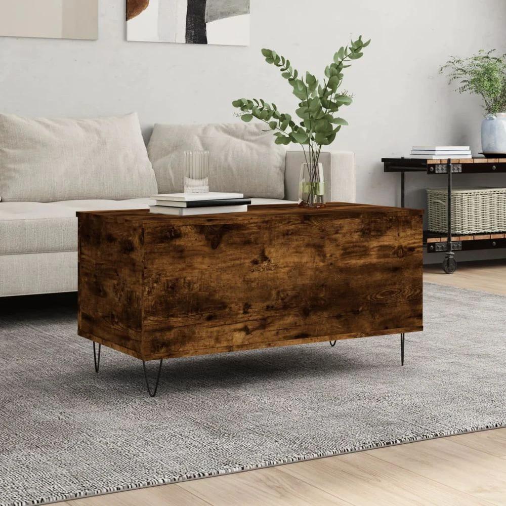Coffee Table White 90x44.5x45 cm vidaXL Engineered Wood by vidaXL
