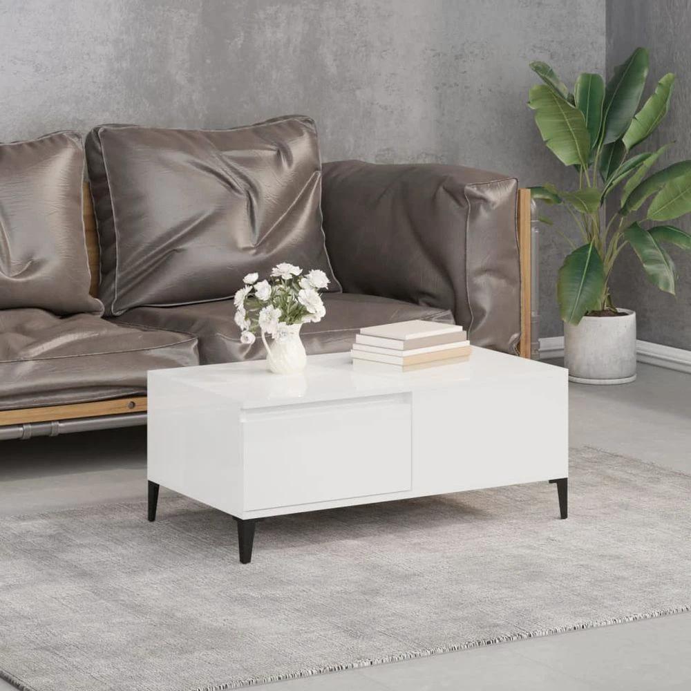 vidaXL High Quality Coffee Table White 90x50x36.5 cm vidaXL Engineered Wood - Coffee Tables Coffee Table