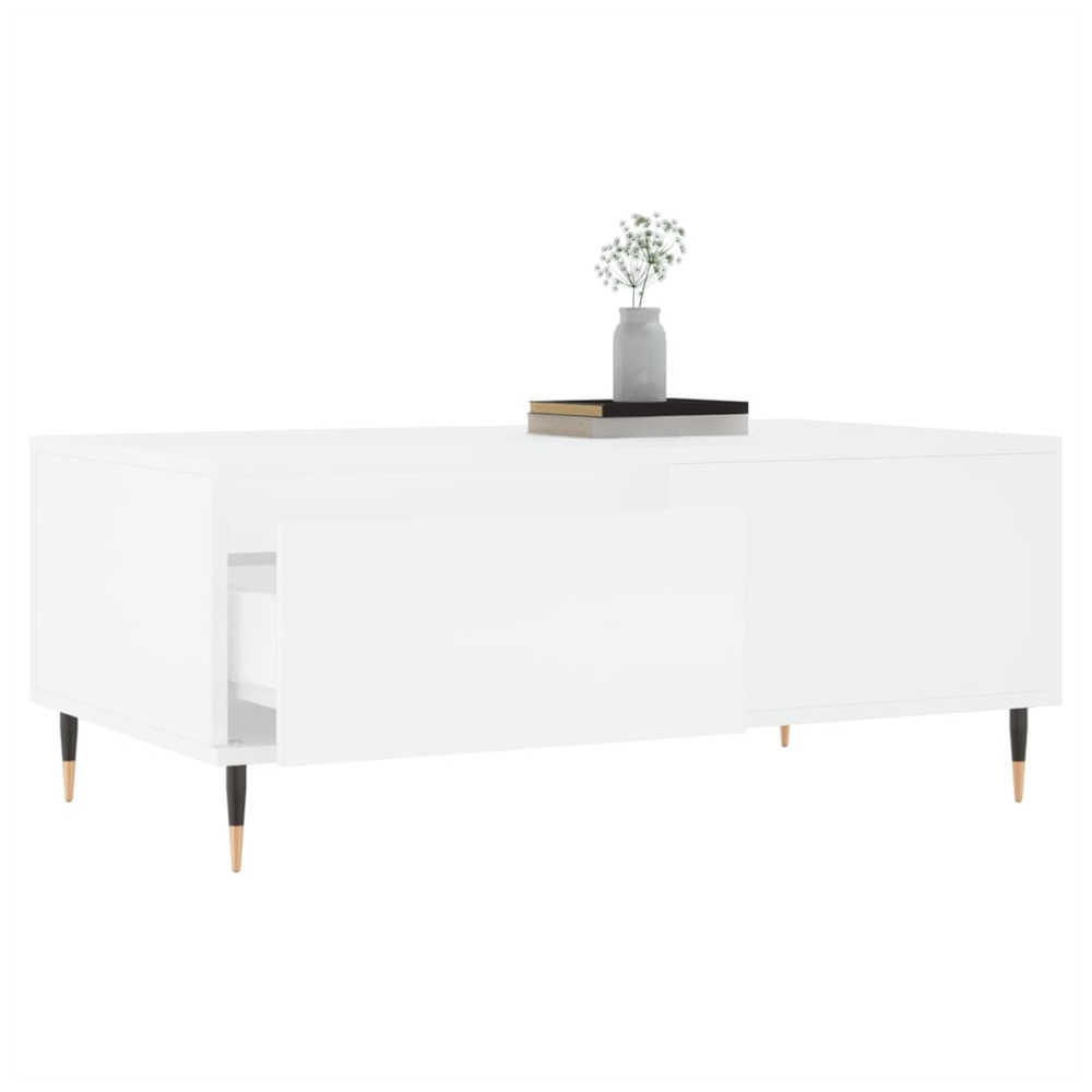 Coffee Table White 90x50x36.5 cm vidaXL Engineered Wood by vidaXL