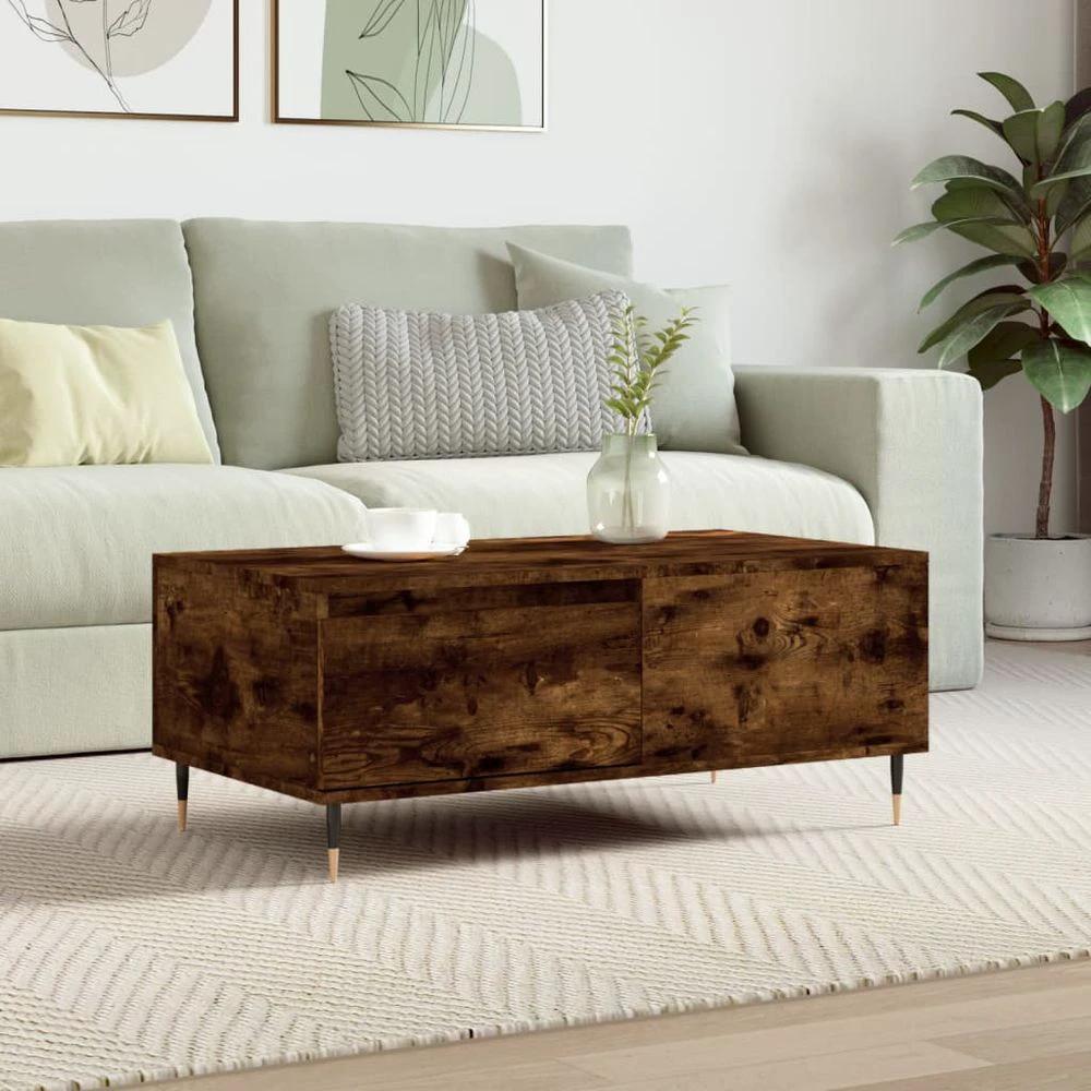 Coffee Table White 90x50x36.5 cm vidaXL Engineered Wood by vidaXL