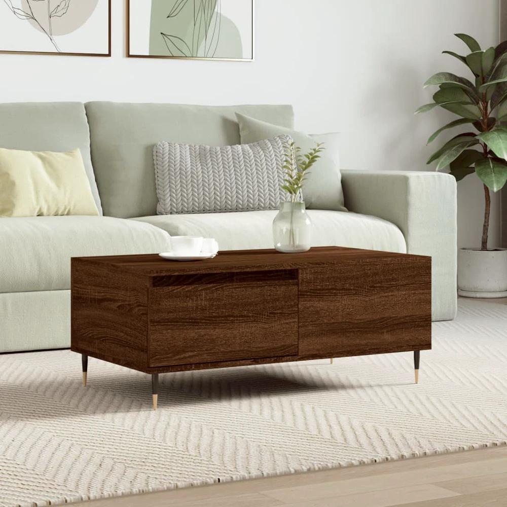 Coffee Table White 90x50x36.5 cm vidaXL Engineered Wood by vidaXL