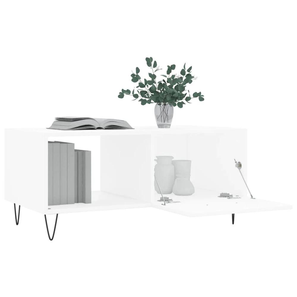vidaXL Coffee Table White 90x50x40 cm vidaXL Engineered Wood - Coffee Tables Coffee Table
