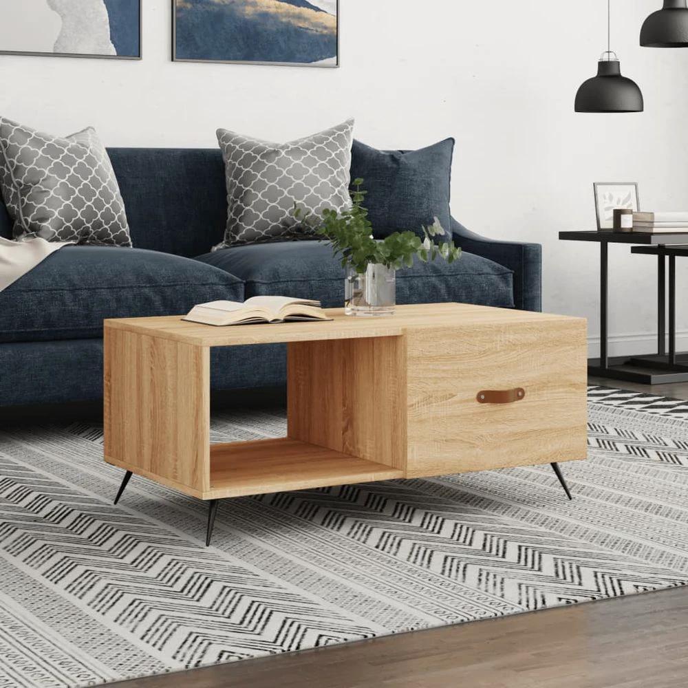 Coffee Table White 90x50x40 cm vidaXL Engineered Wood by vidaXL