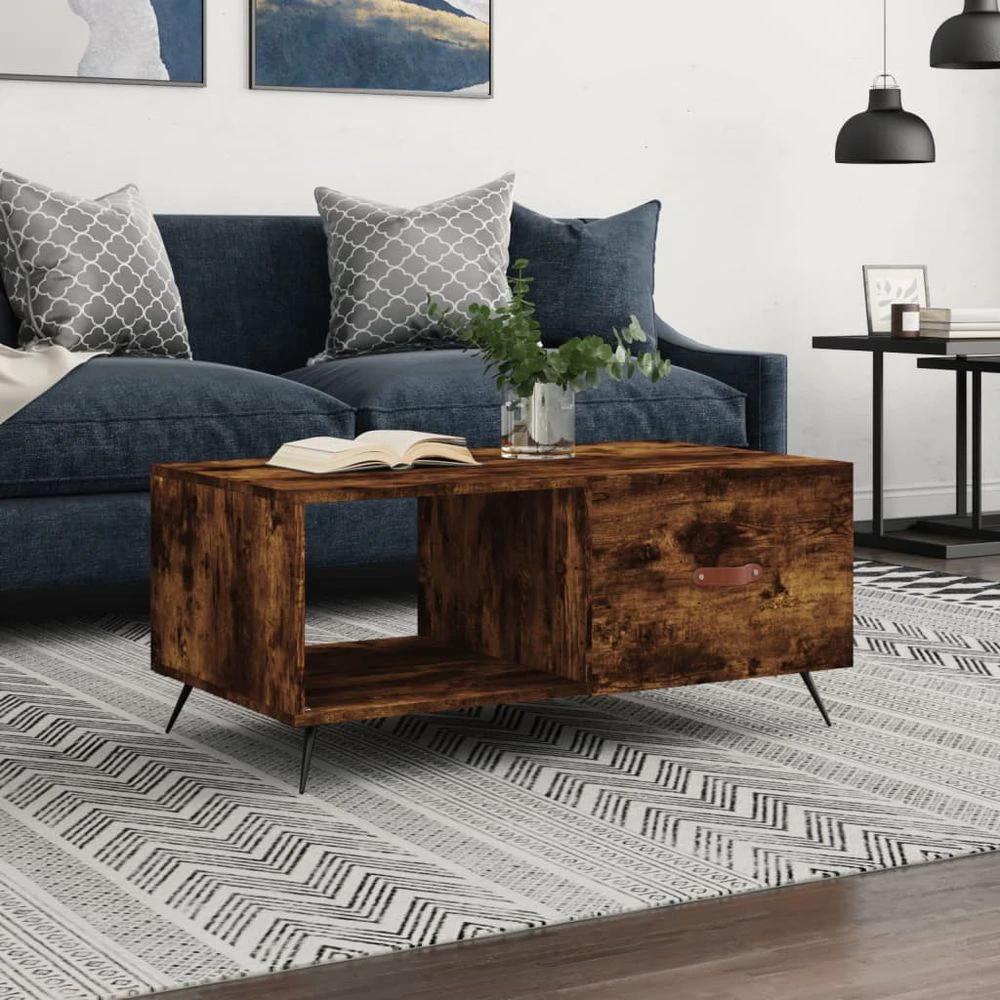 Coffee Table White 90x50x40 cm vidaXL Engineered Wood by vidaXL