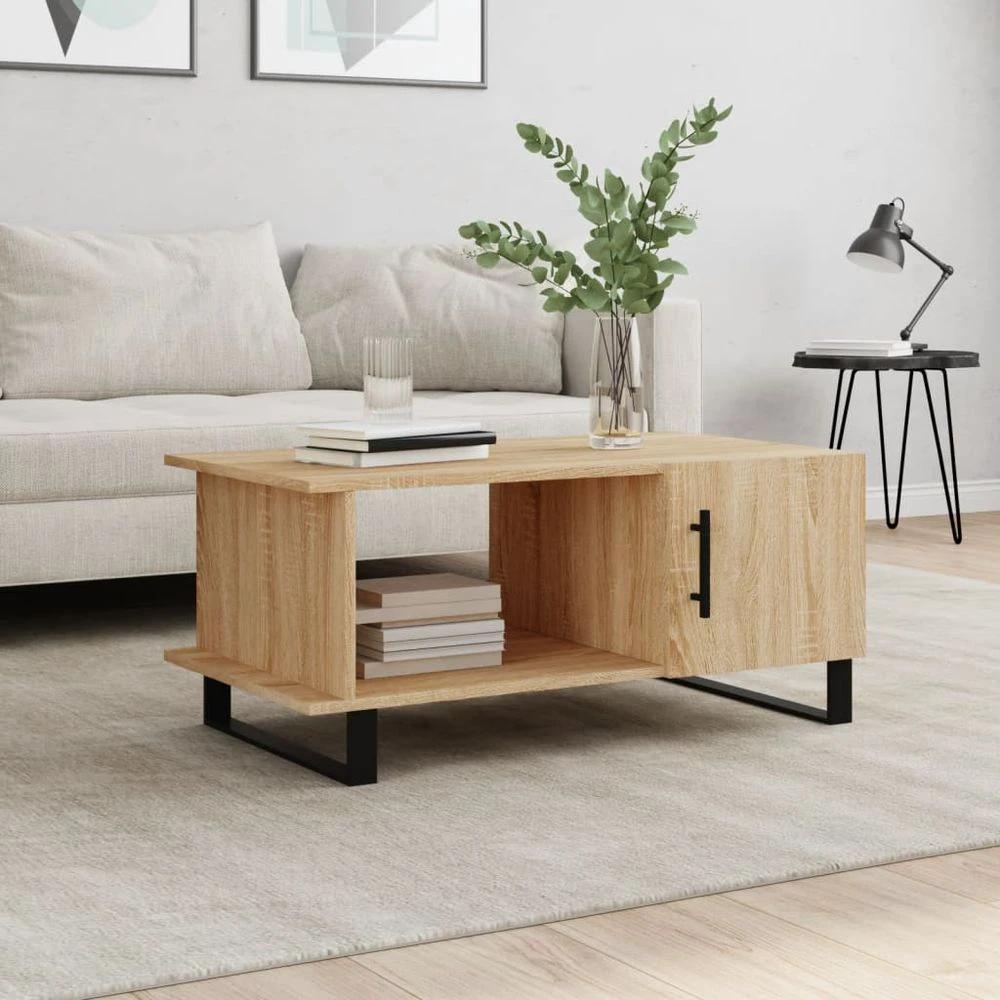 Coffee Table White 90x50x40 cm vidaXL Engineered Wood by vidaXL