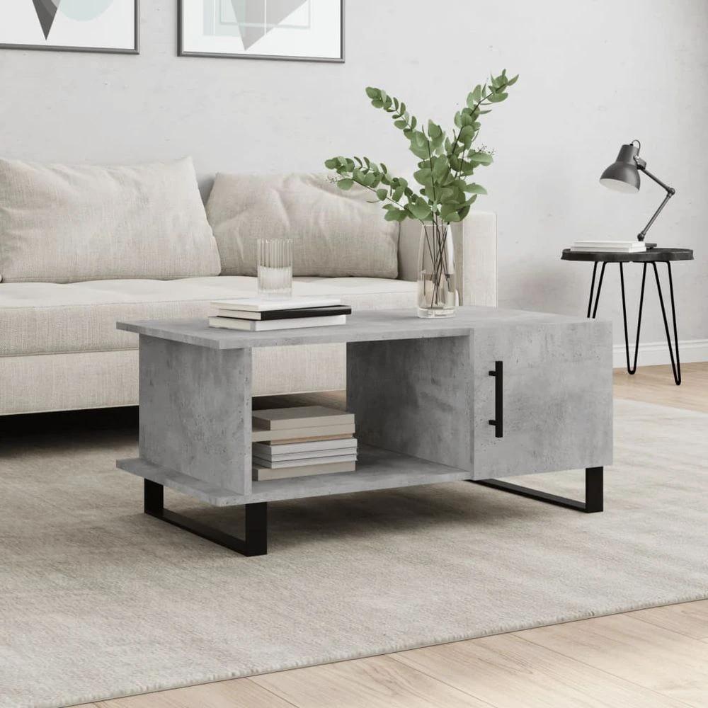 Coffee Table White 90x50x40 cm vidaXL Engineered Wood by vidaXL