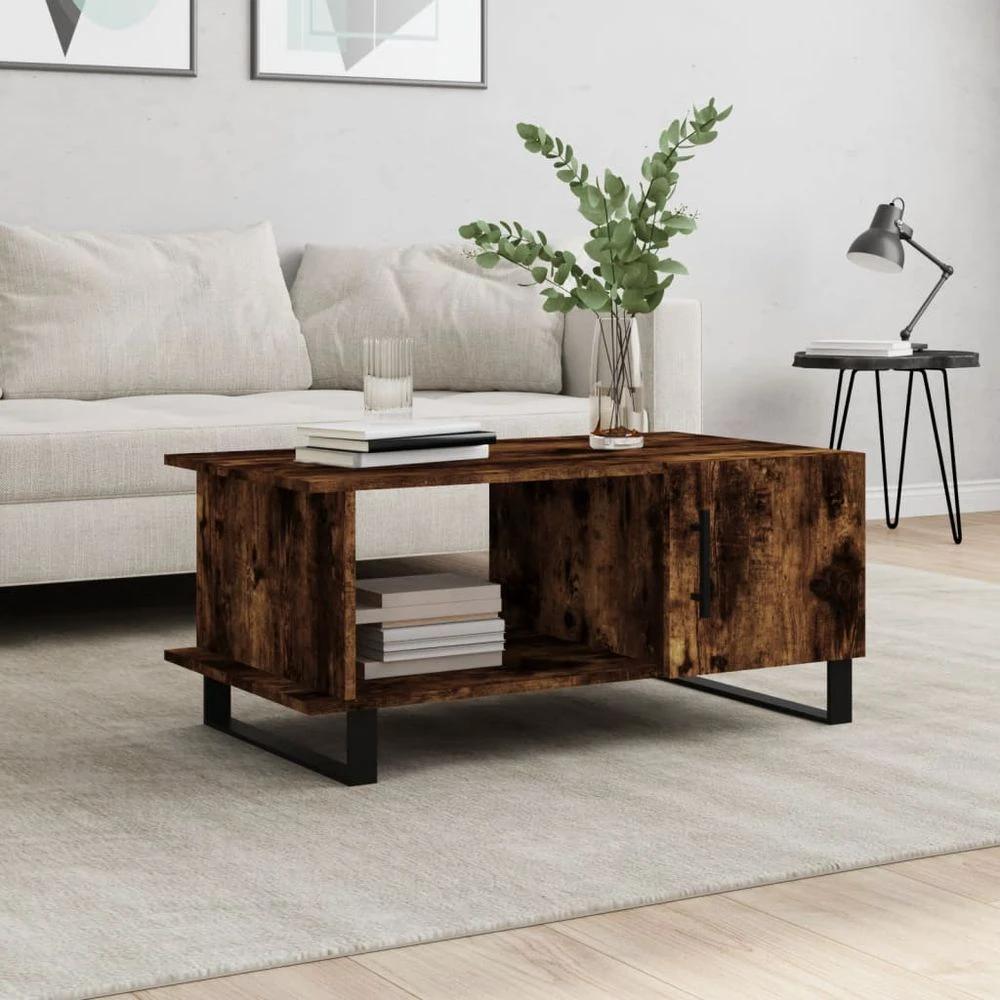 Coffee Table White 90x50x40 cm vidaXL Engineered Wood by vidaXL