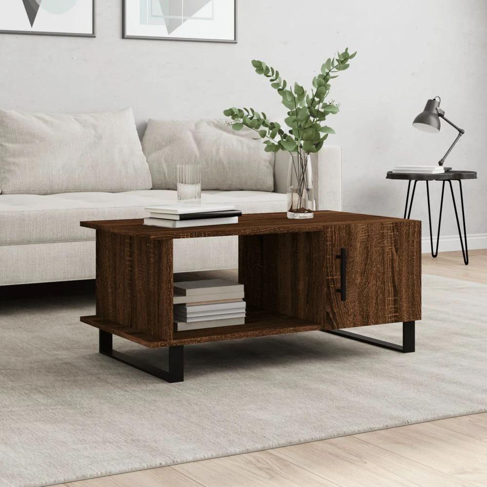 Coffee Table White 90x50x40 cm vidaXL Engineered Wood by vidaXL