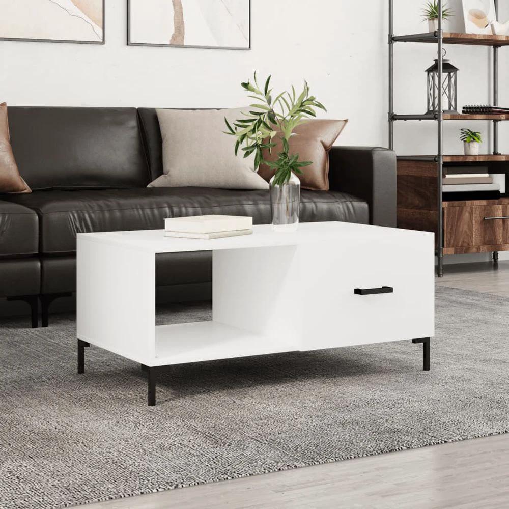 vidaXL Coffee Table White 90x50x40 cm vidaXL Engineered Wood - Coffee Tables Coffee Table