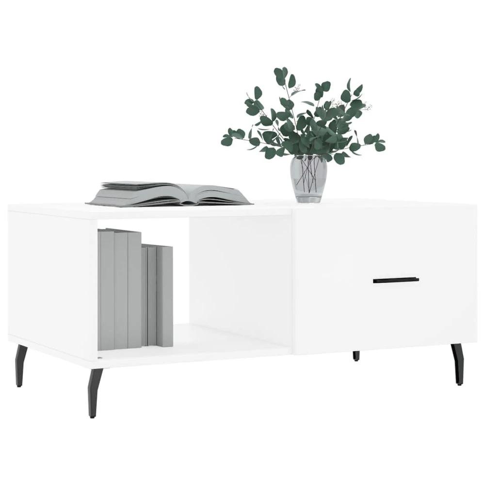 vidaXL Coffee Table White 90x50x40 cm vidaXL Engineered Wood - Coffee Tables Coffee Table