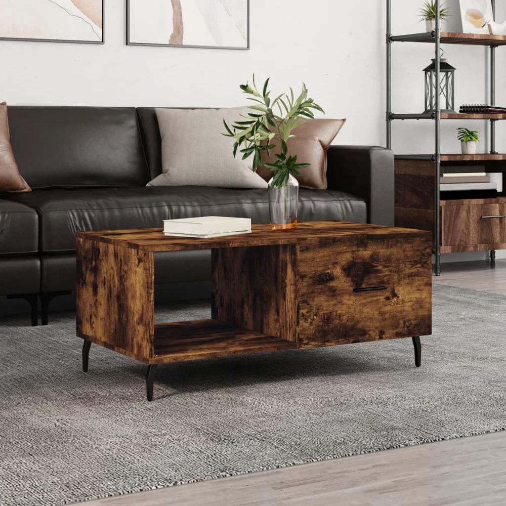Coffee Table White 90x50x40 cm vidaXL Engineered Wood by vidaXL