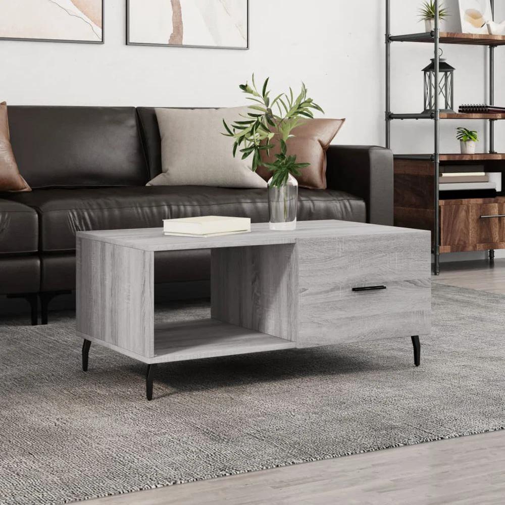 Coffee Table White 90x50x40 cm vidaXL Engineered Wood by vidaXL