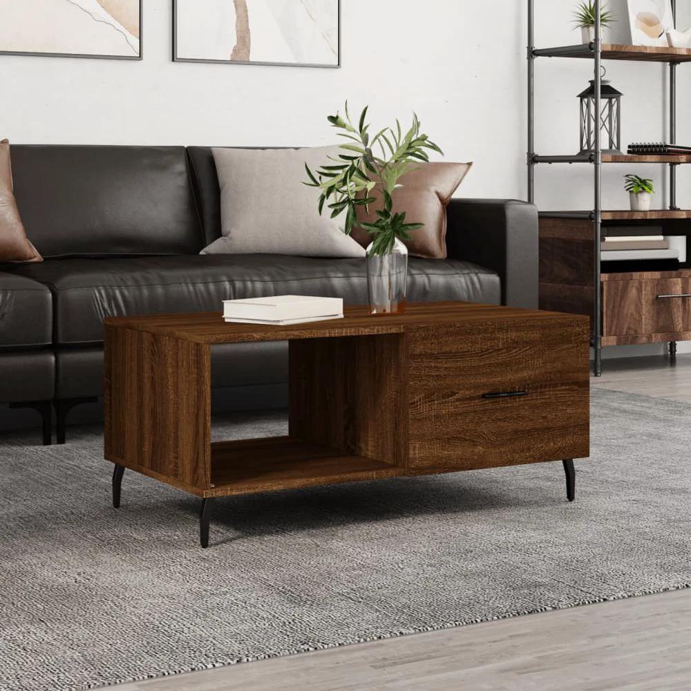Coffee Table White 90x50x40 cm vidaXL Engineered Wood by vidaXL
