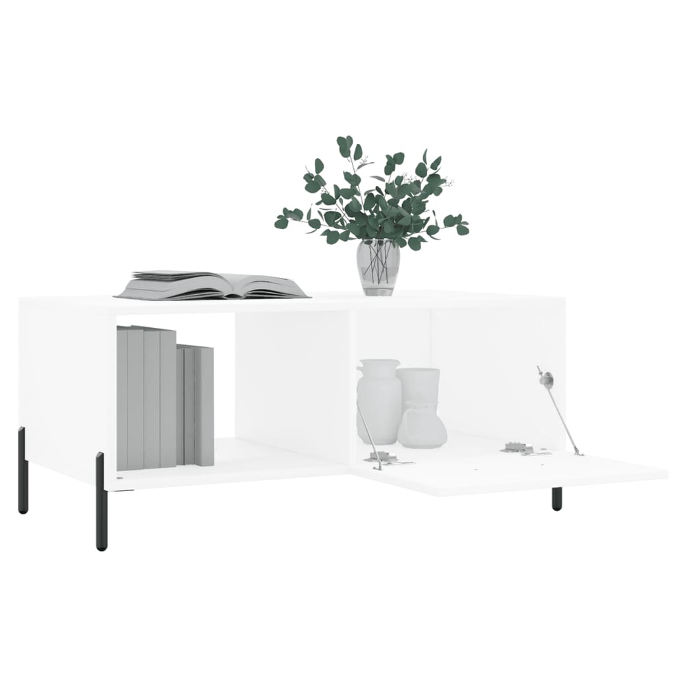 vidaXL Coffee Table White 90x50x40 cm vidaXL Engineered Wood - Coffee Tables Coffee Table