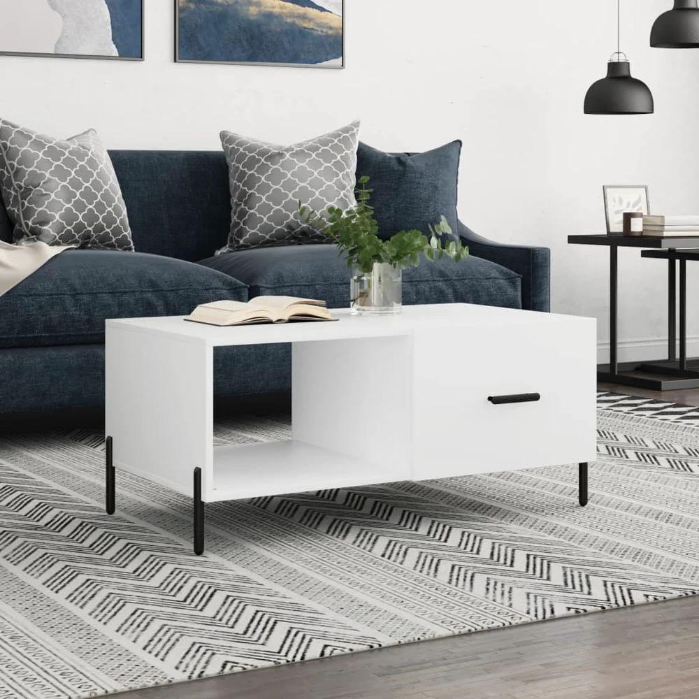 vidaXL Coffee Table White 90x50x40 cm vidaXL Engineered Wood - Coffee Tables Coffee Table