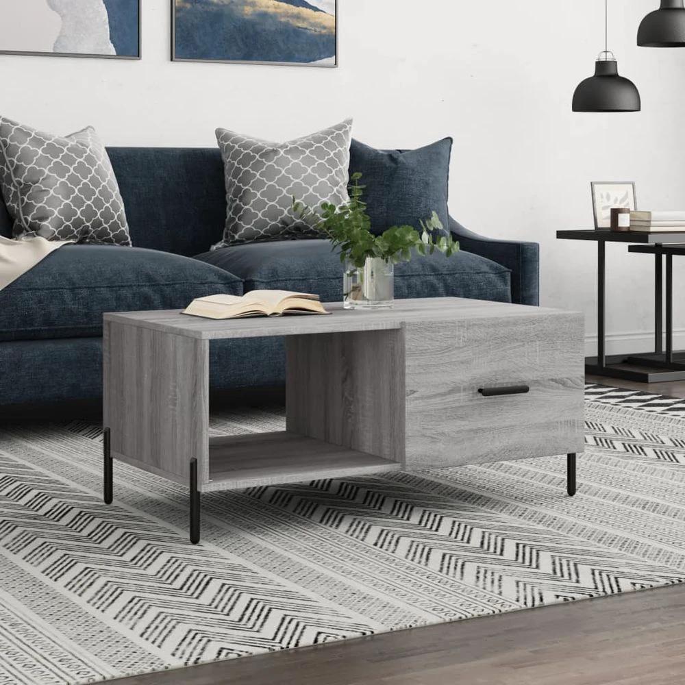 Coffee Table White 90x50x40 cm vidaXL Engineered Wood by vidaXL