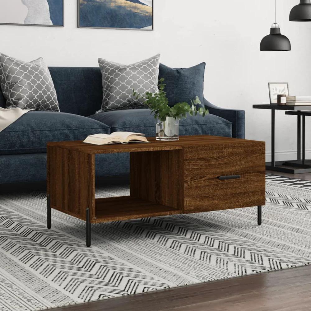 Coffee Table White 90x50x40 cm vidaXL Engineered Wood by vidaXL