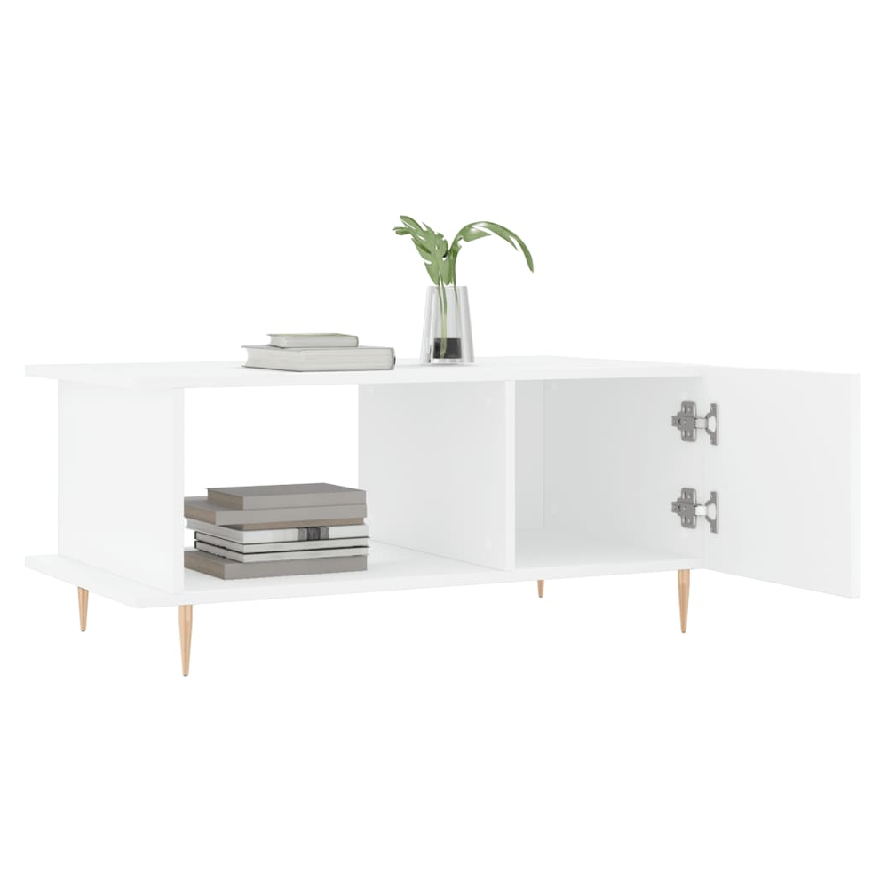 vidaXL Coffee Table White 90x50x40 cm vidaXL Engineered Wood - Coffee Tables Coffee Table