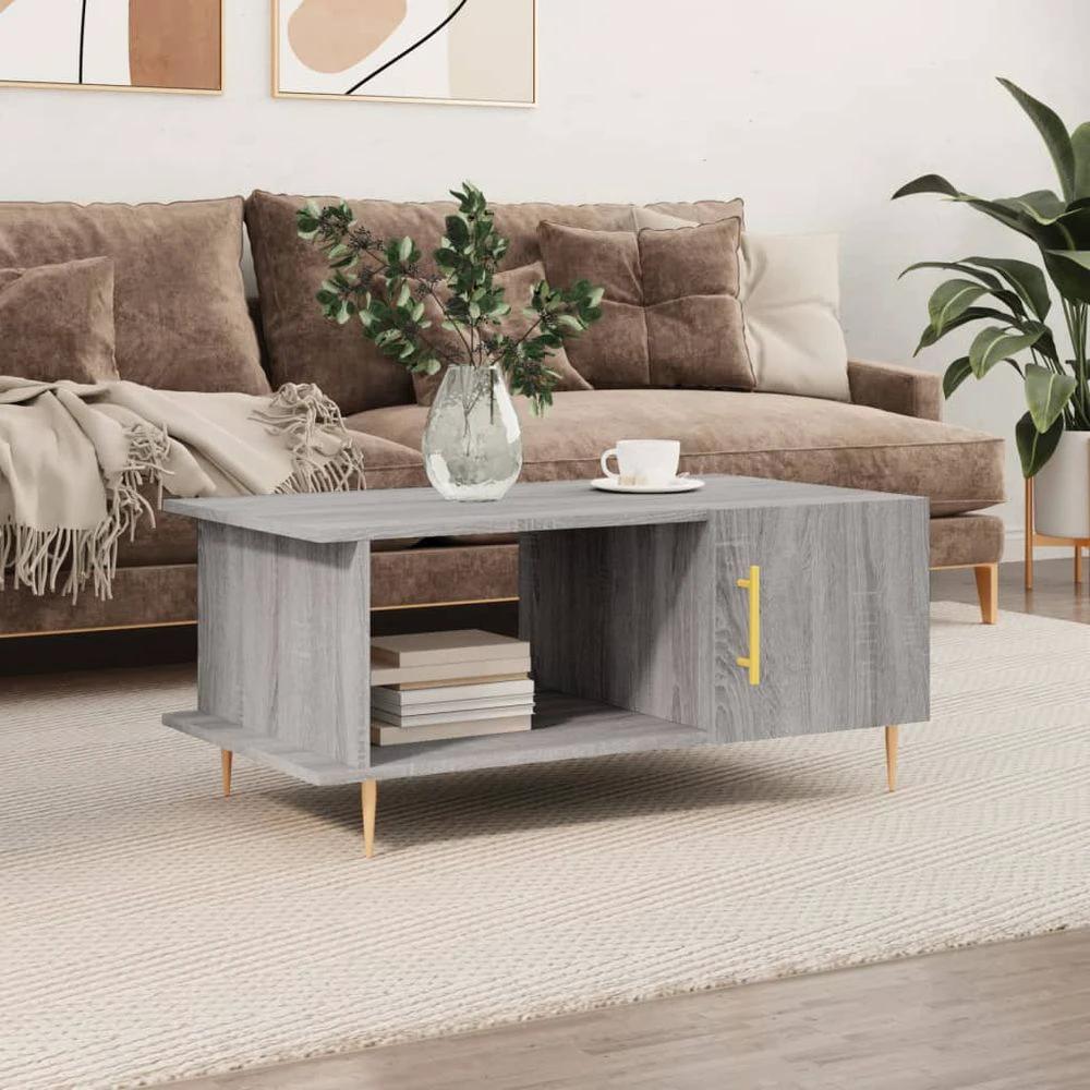 Coffee Table White 90x50x40 cm vidaXL Engineered Wood by vidaXL