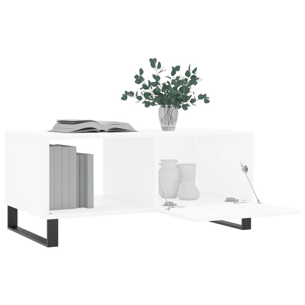 Coffee Table White 90x50x40 cm vidaXL Engineered Wood by vidaXL