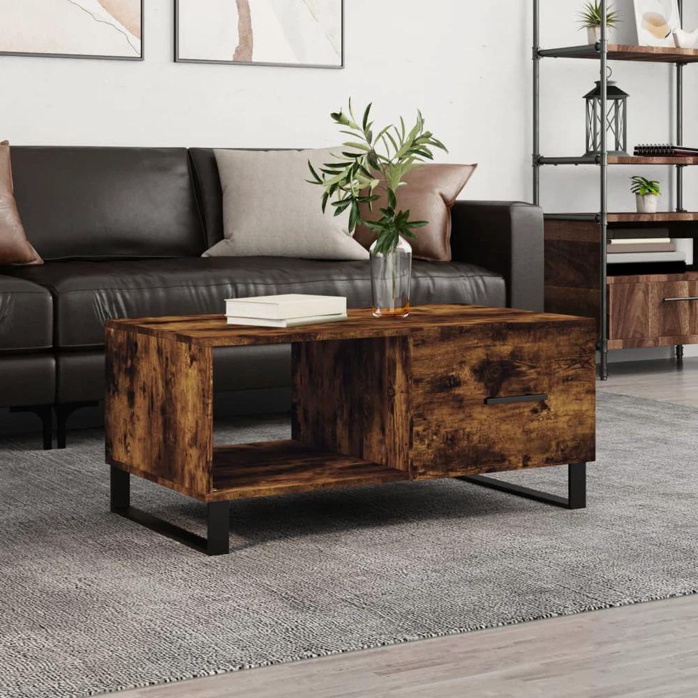 Coffee Table White 90x50x40 cm vidaXL Engineered Wood by vidaXL