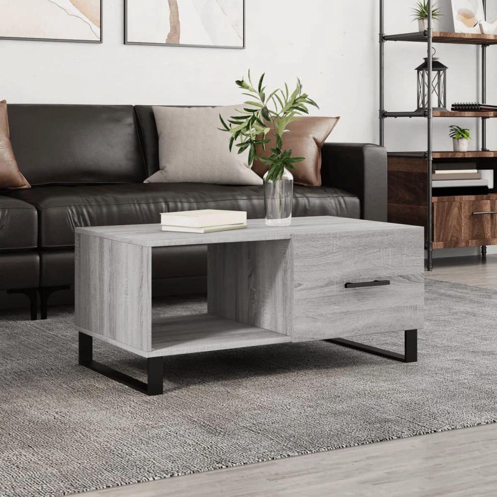 Coffee Table White 90x50x40 cm vidaXL Engineered Wood by vidaXL