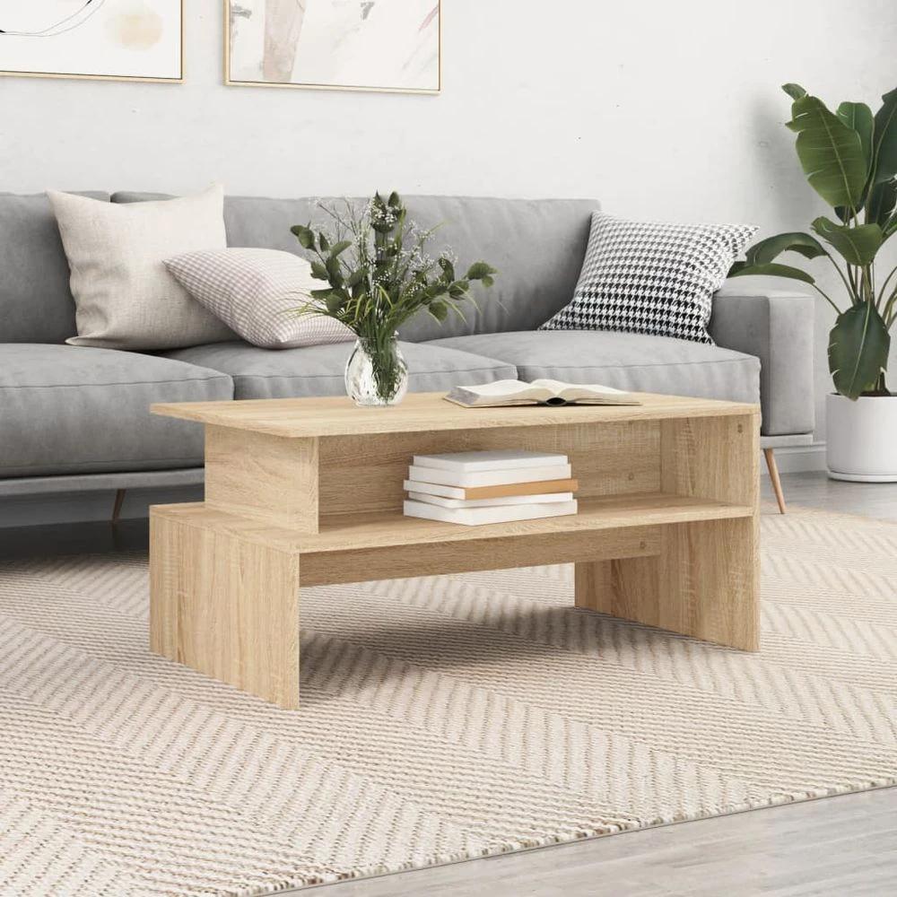 Coffee Table White 90x55x42.5 cm vidaXL Engineered Wood by vidaXL