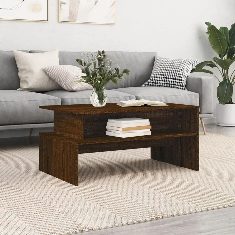 Coffee Table White 90x55x42.5 cm vidaXL Engineered Wood by vidaXL
