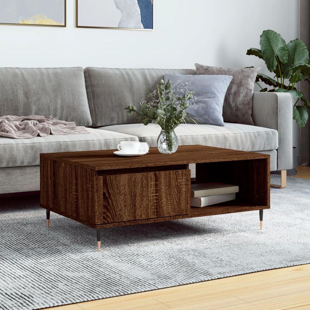 Coffee Table White 90x60x35 cm vidaXL Engineered Wood by vidaXL