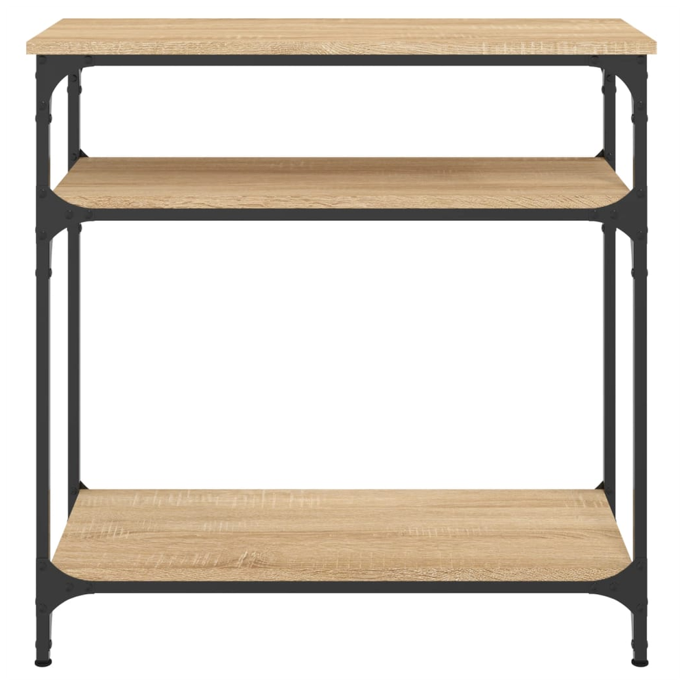 Console Table Black 100x29x75 cm vidaXL Engineered Wood by vidaXL