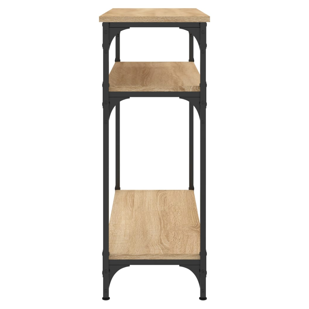 Console Table Black 100x29x75 cm vidaXL Engineered Wood by vidaXL