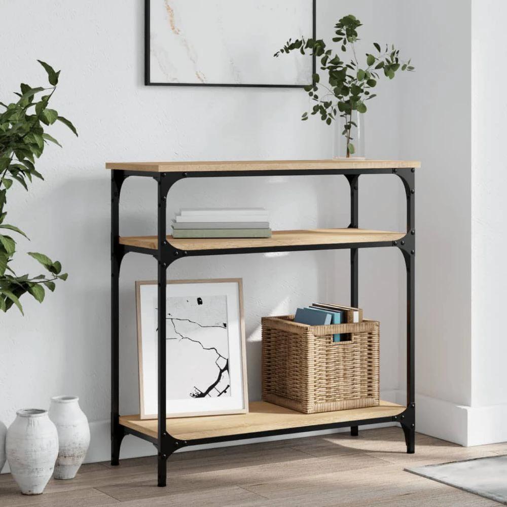 vidaXL Console Table Black 100x29x75 cm vidaXL Engineered Wood - Uncategorized Console Table