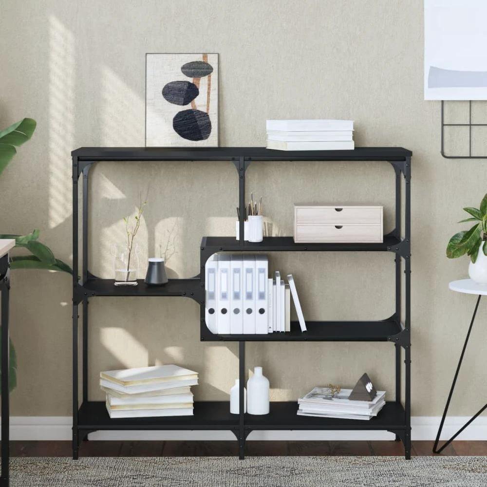 vidaXL Console Table Black 103x32x95 cm vidaXL Engineered Wood - Uncategorized Console Table