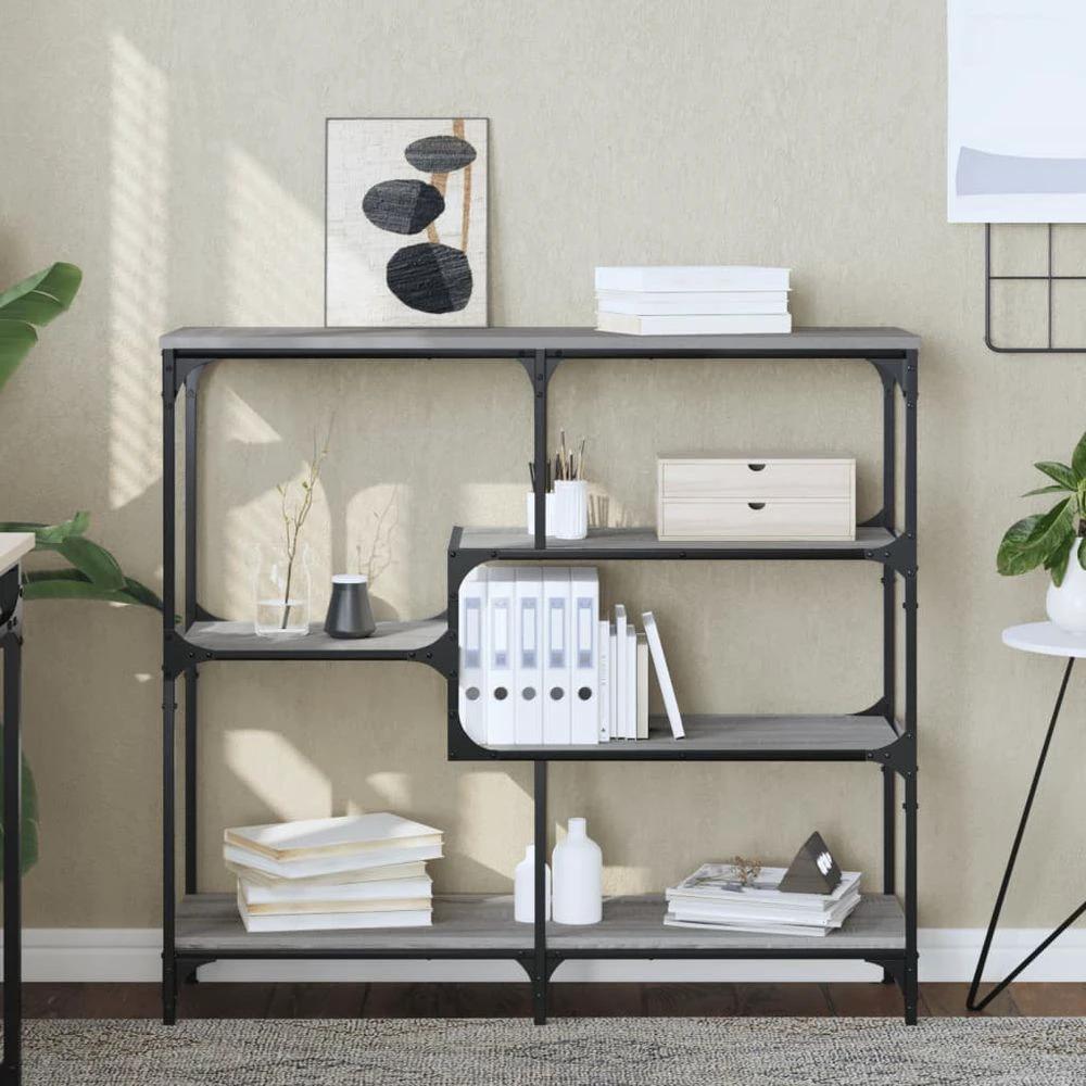 vidaXL Console Table Black 103x32x95 cm vidaXL Engineered Wood - Uncategorized Console Table