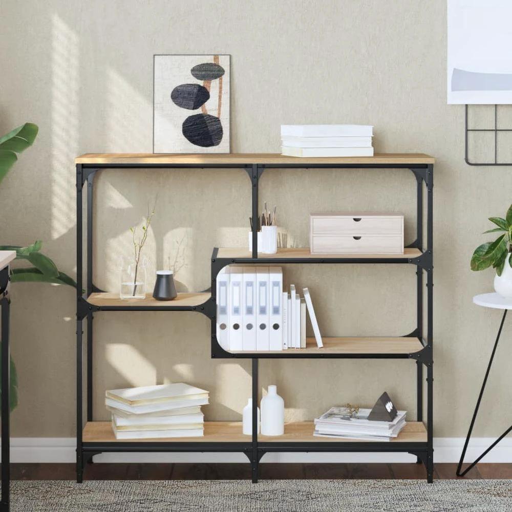 vidaXL Console Table Black 103x32x95 cm vidaXL Engineered Wood - Uncategorized Console Table