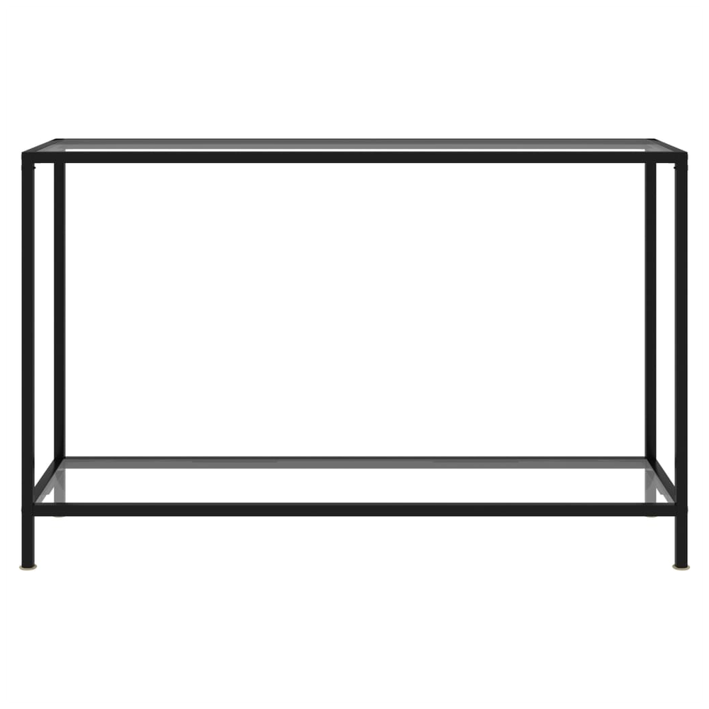 vidaXL Console Table vidaXL Transparent 120x35x75 cm Tempered Glass - Uncategorized Console Table