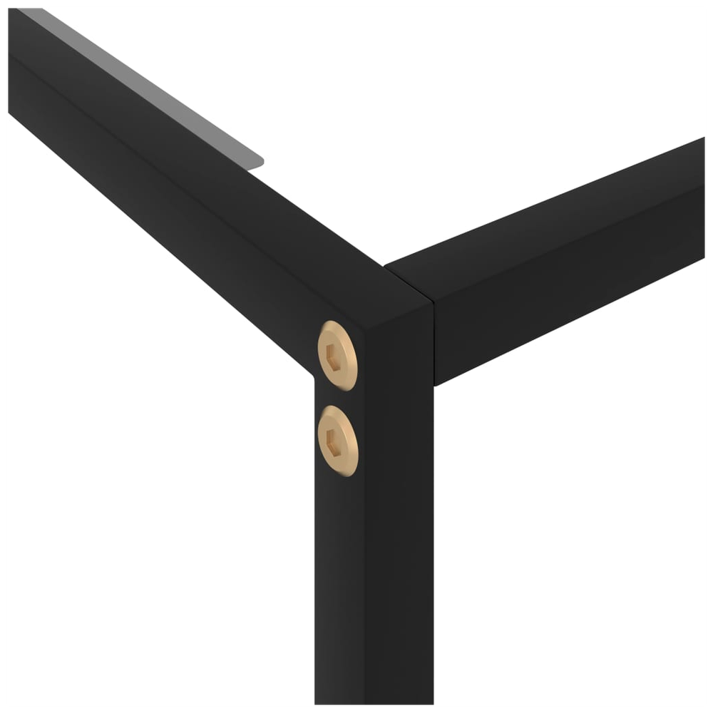 vidaXL Console Table vidaXL Transparent 120x35x75 cm Tempered Glass - Uncategorized Console Table