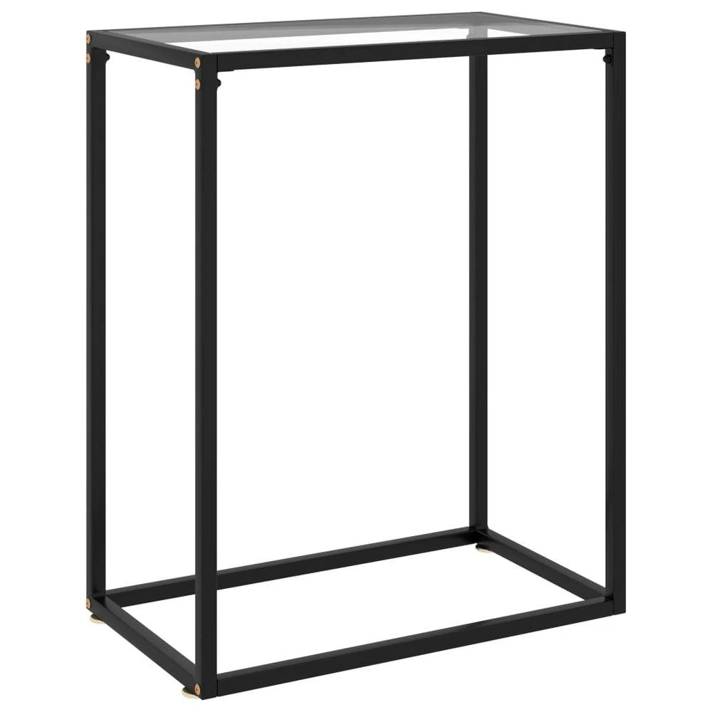 Console Table vidaXL Transparent 120x35x75 cm Tempered Glass by vidaXL