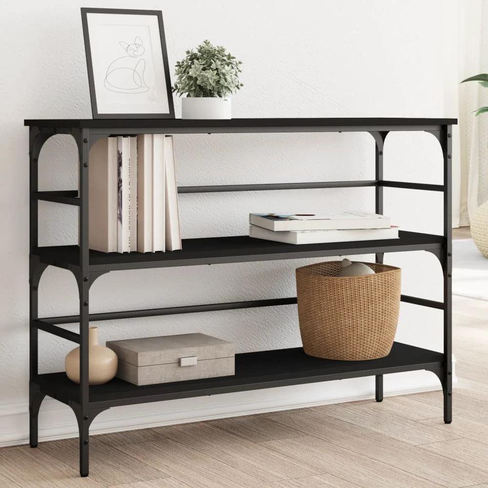 vidaXL Console Table Black 100x32x75 cm vidaXL Engineered Wood - Uncategorized Console Table