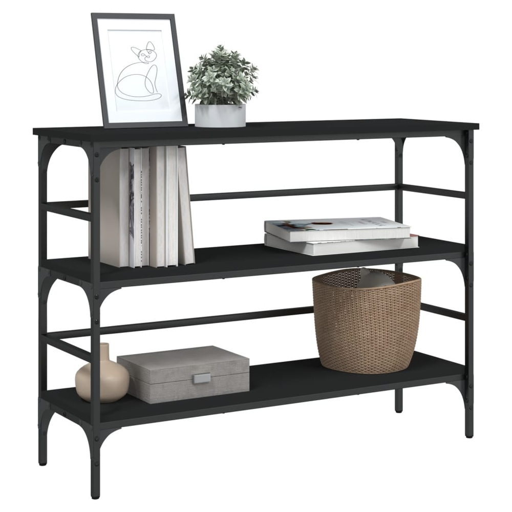 vidaXL Console Table Black 100x32x75 cm vidaXL Engineered Wood - Uncategorized Console Table