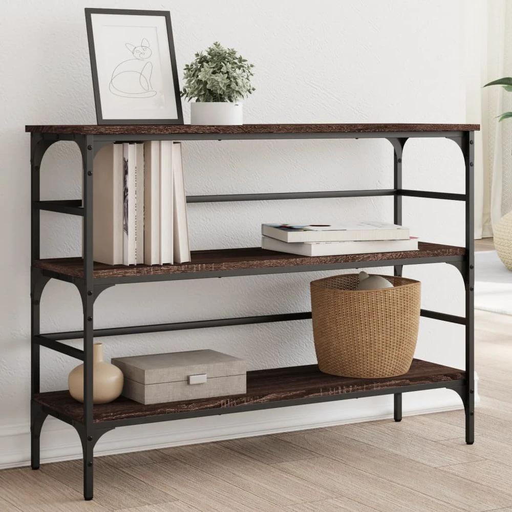 vidaXL Console Table Black 100x32x75 cm vidaXL Engineered Wood - Uncategorized Console Table