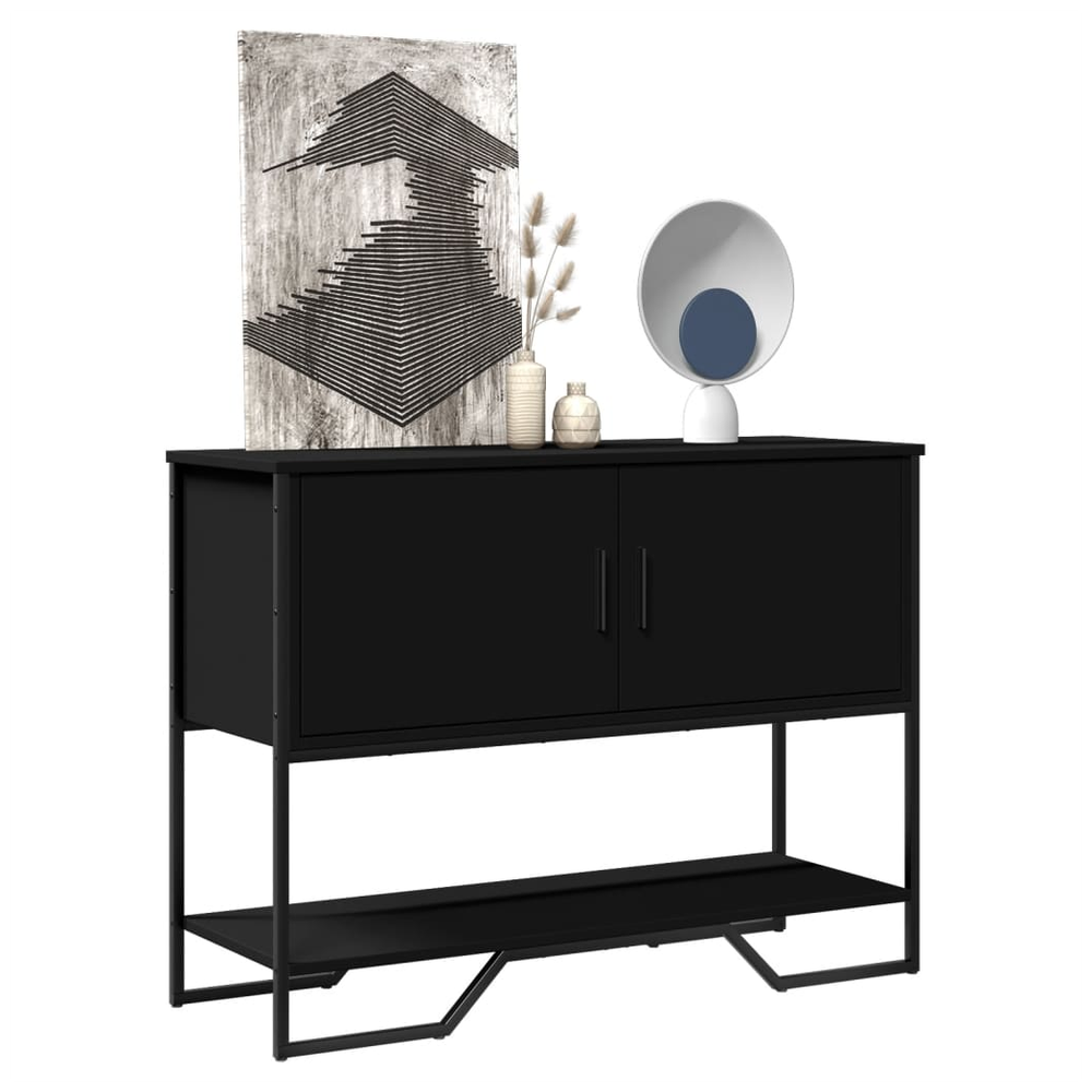 Console Table Black 100x35x74.5 cm vidaXL Engineered Wood by vidaXL