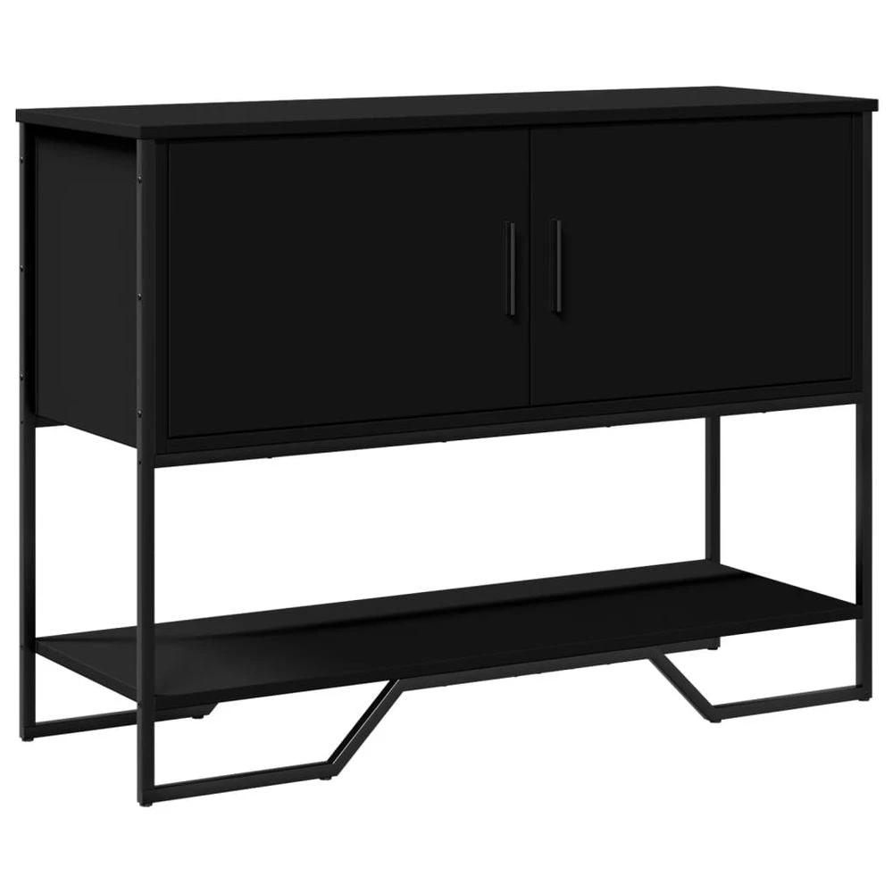 Console Table Black 100x35x74.5 cm vidaXL Engineered Wood by vidaXL