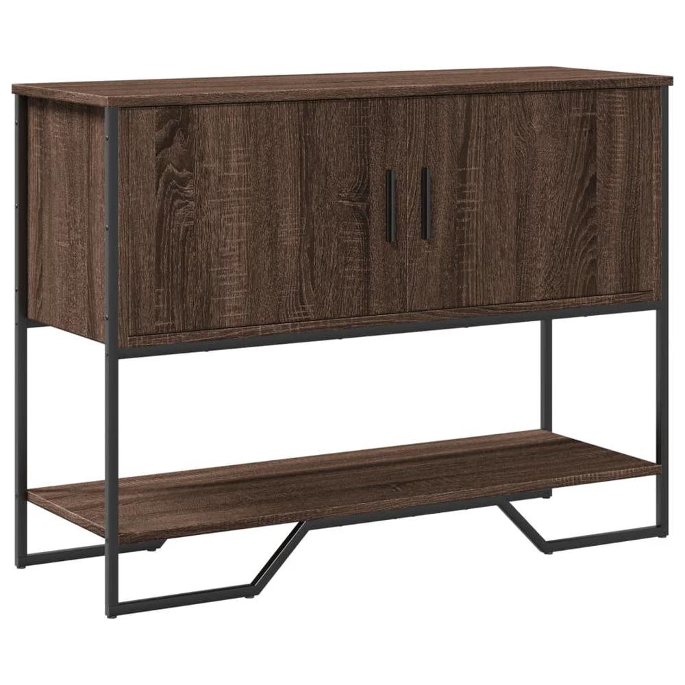 Console Table Black 100x35x74.5 cm vidaXL Engineered Wood by vidaXL