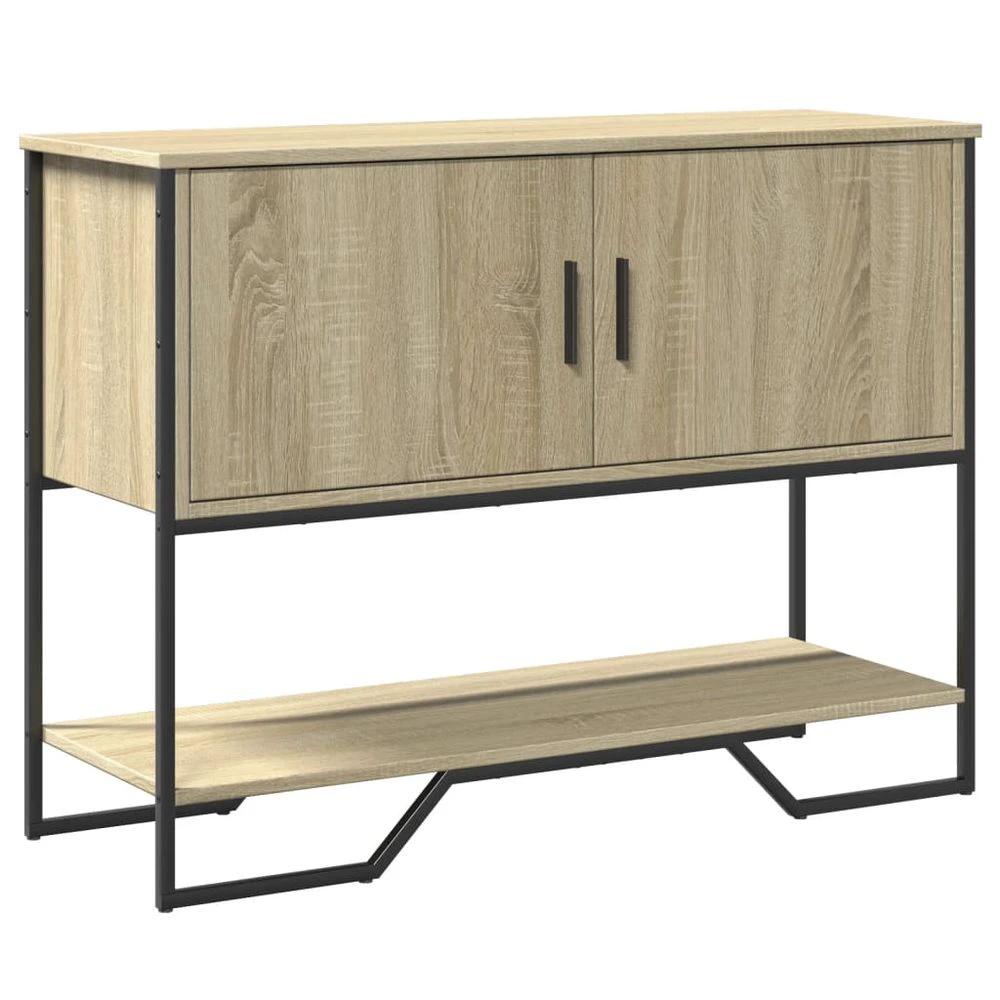 Console Table Black 100x35x74.5 cm vidaXL Engineered Wood by vidaXL