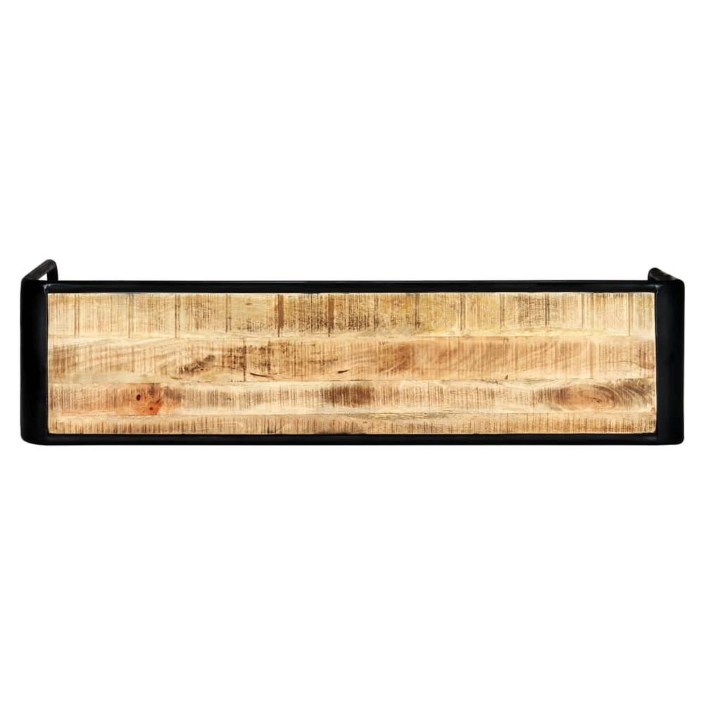 Console Table 140x35x76 cm vidaXL Solid Rough Mango Wood by vidaXL