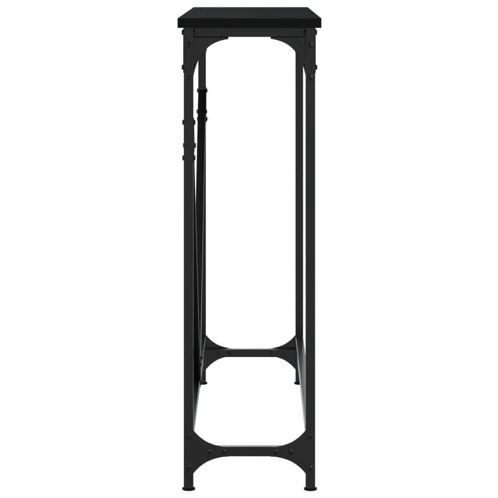 vidaXL Console Table Black 102x22.5x75 cm vidaXL Engineered Wood - Uncategorized Console Table