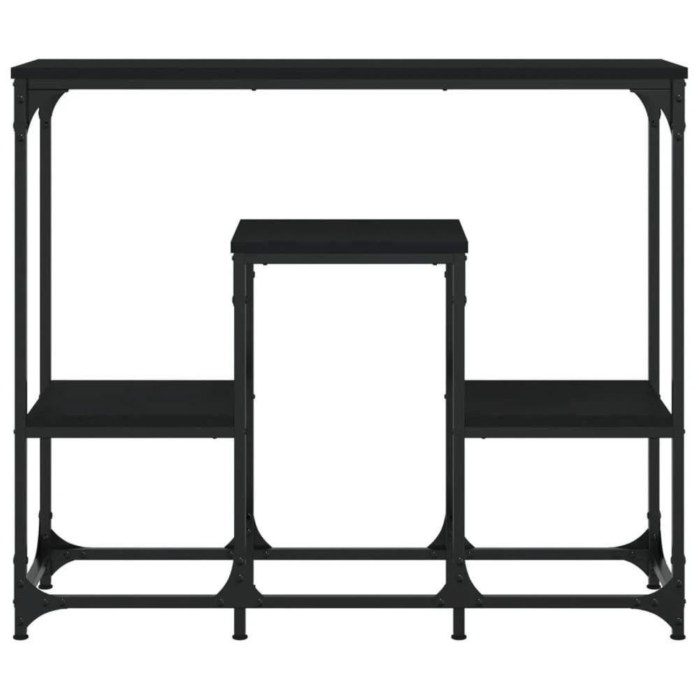 vidaXL Console Table Black 89.5x28x76 cm vidaXL Engineered Wood - Uncategorized Console Table