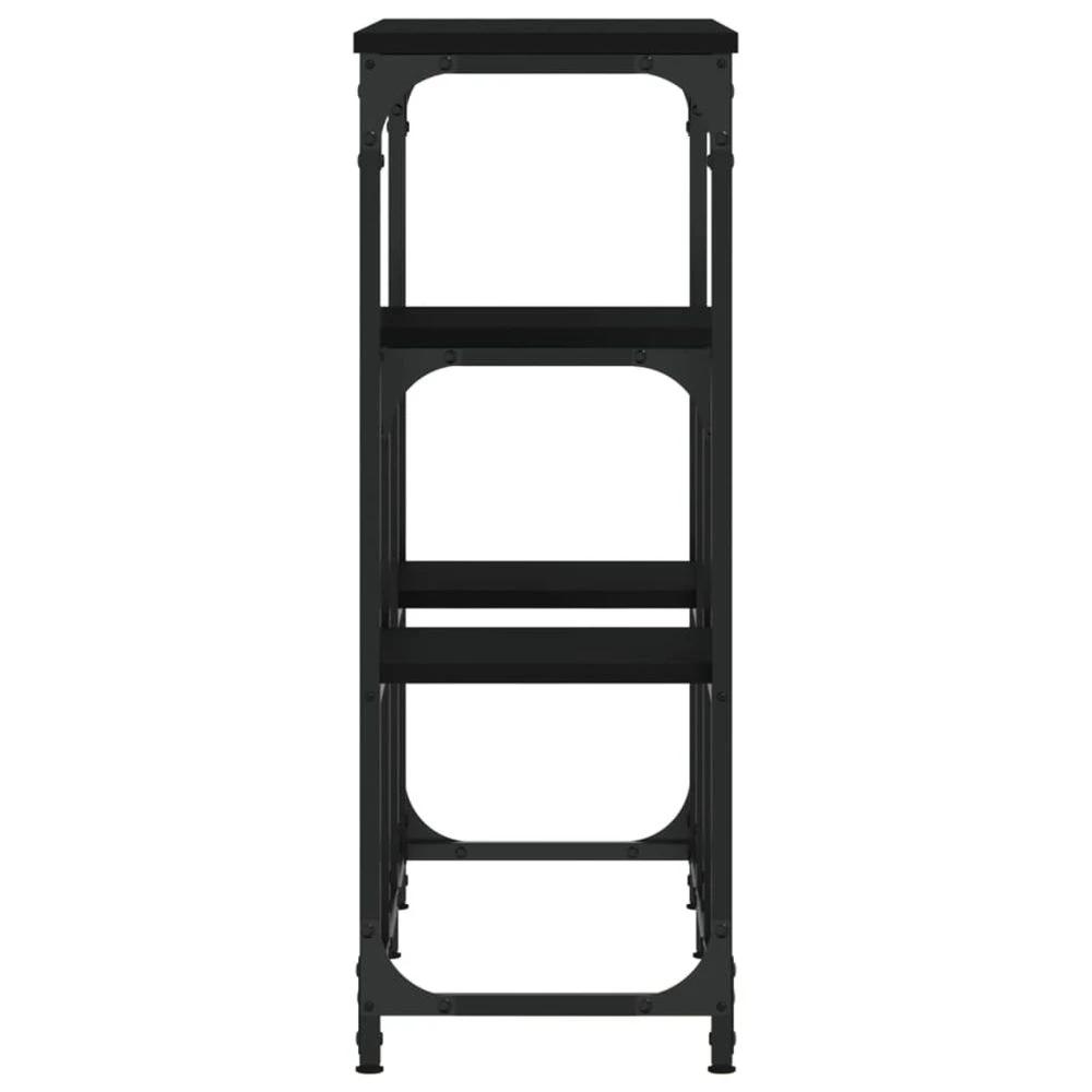 vidaXL Console Table Black 89.5x28x76 cm vidaXL Engineered Wood - Uncategorized Console Table